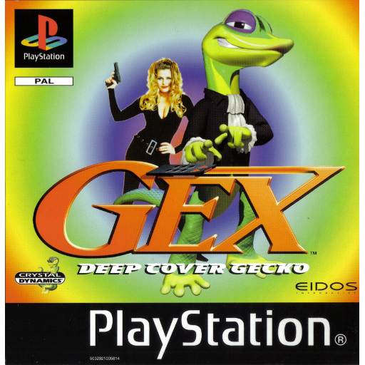 Gex 3: Deep Cover Gecko box art for Playstation